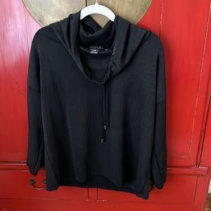 Rachel Zoe Lightweight black sweatshirt size XL